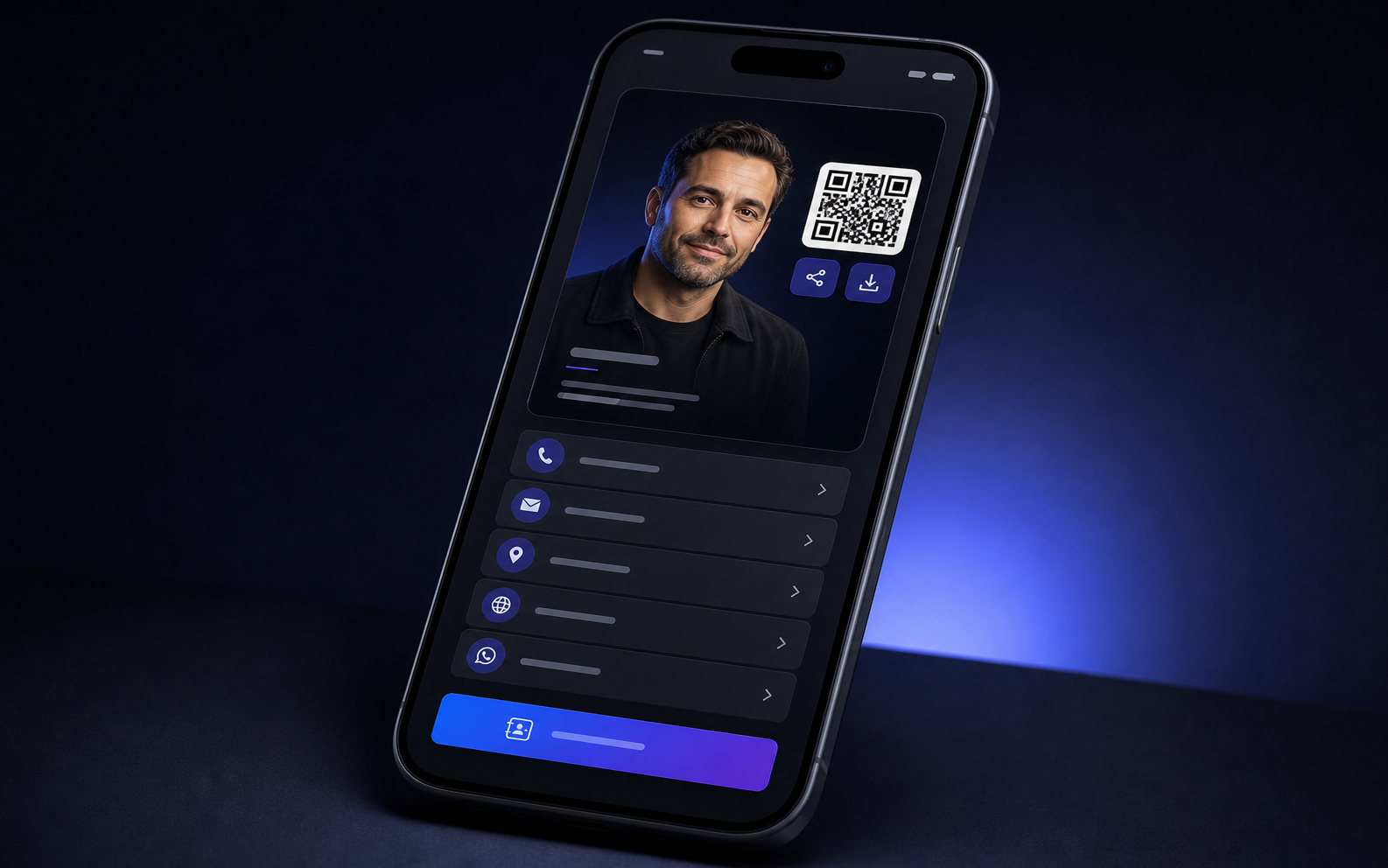 Cartes de visites design et QR Code